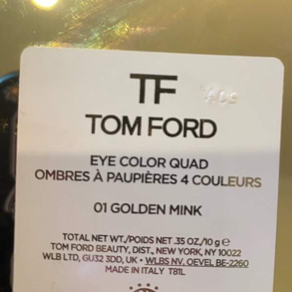 Tom Ford Eyeshadow Quad: Golden Mink - Picture 4 of 4